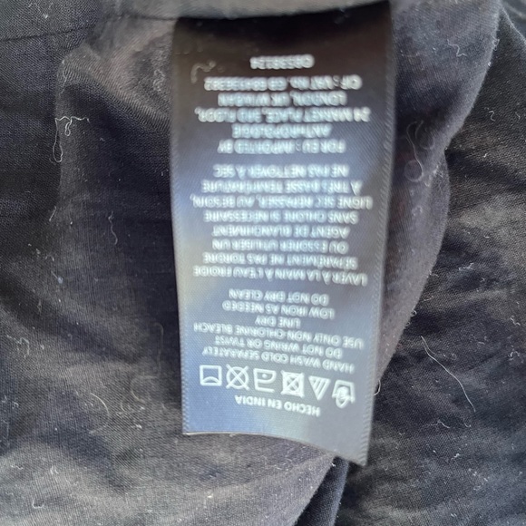 Floreat anthropology Black Embroidered Mini Skirt Extra small - Picture 5 of 10